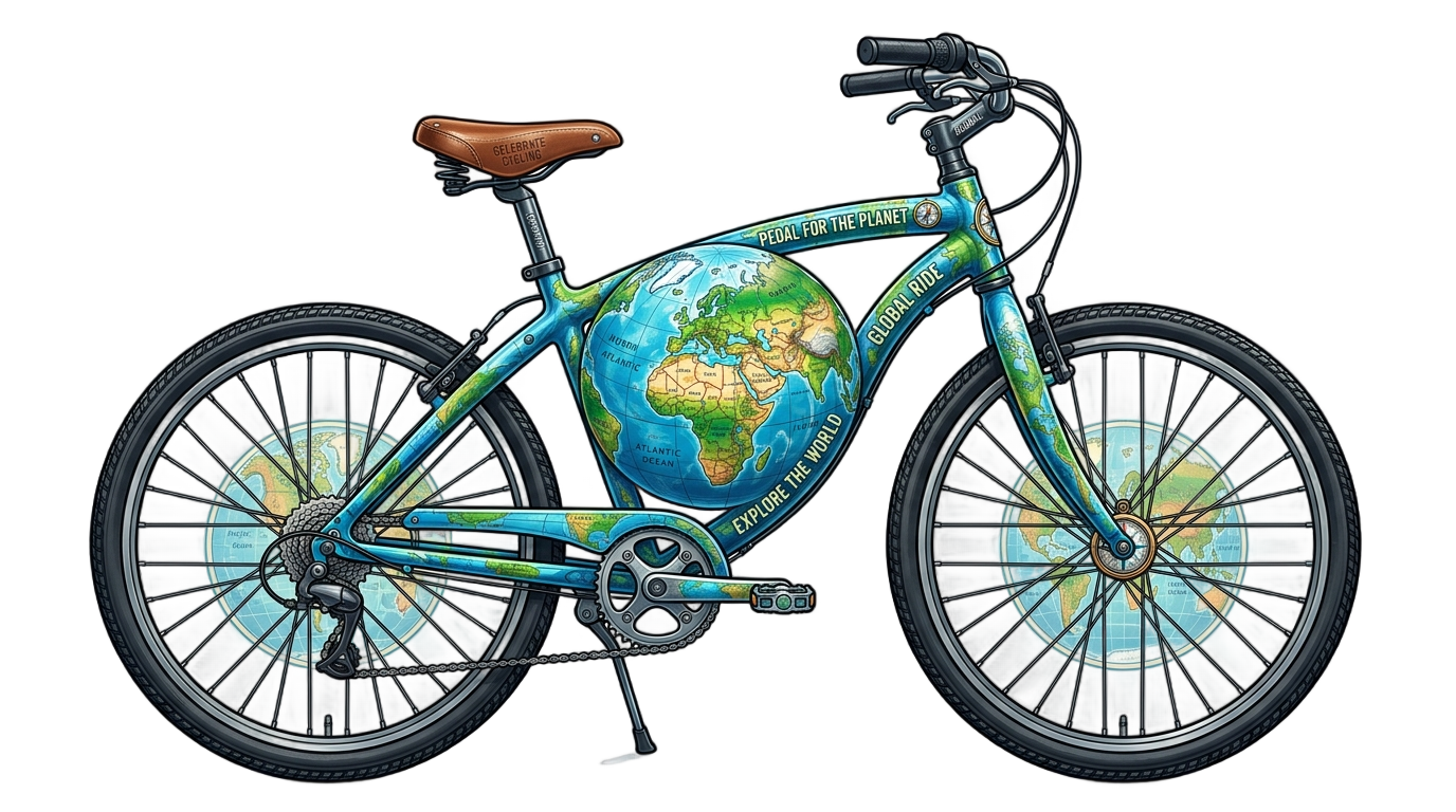 world bicycle day png PNG transparent background
