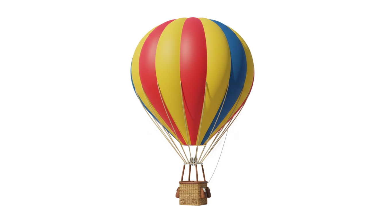 hot air balloon png file PNG transparent background