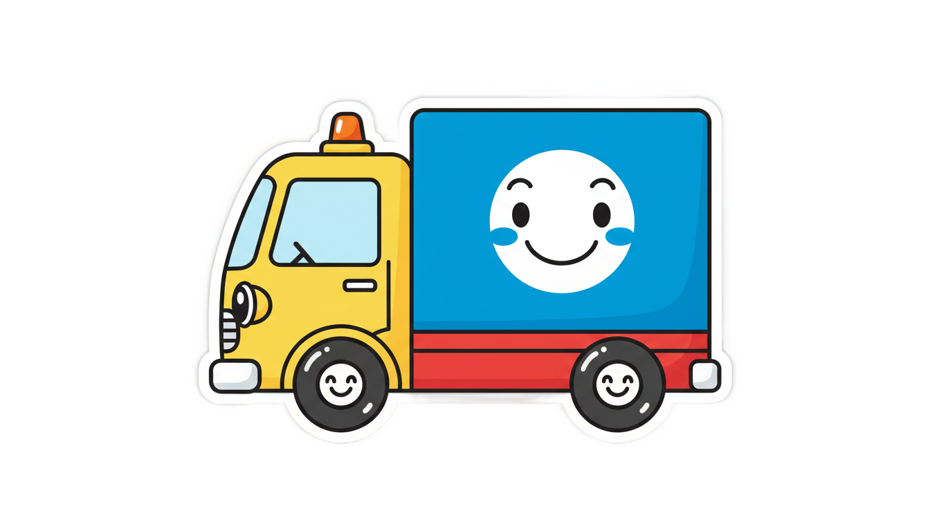 truck emoji png PNG transparent background
