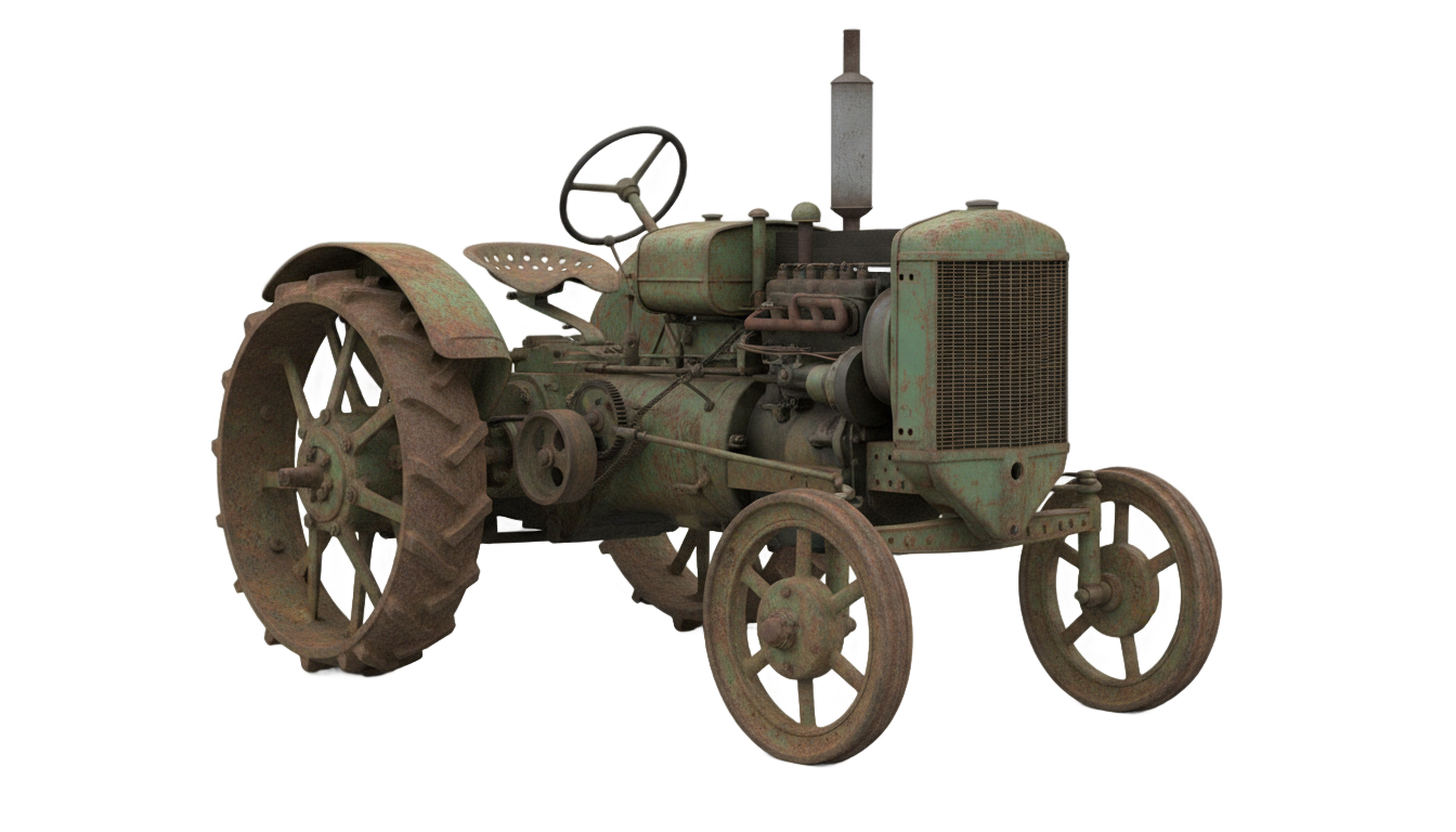 old tractor png PNG transparent background