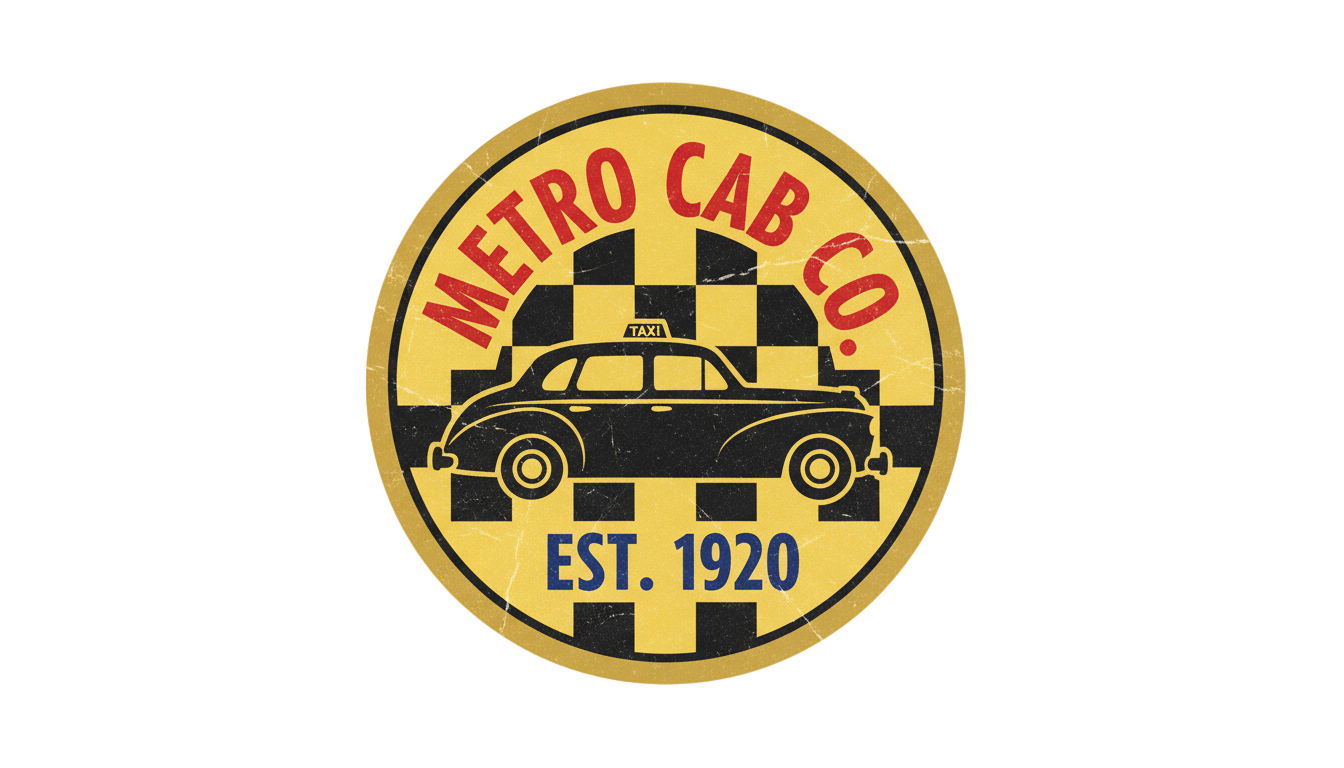 taxi driver logo png PNG transparent background