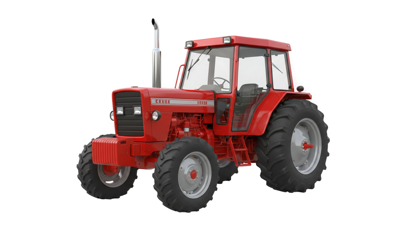 red tractor png PNG transparent background