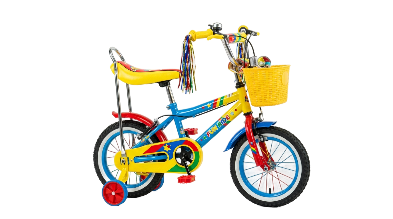 kids bicycle png PNG transparent background