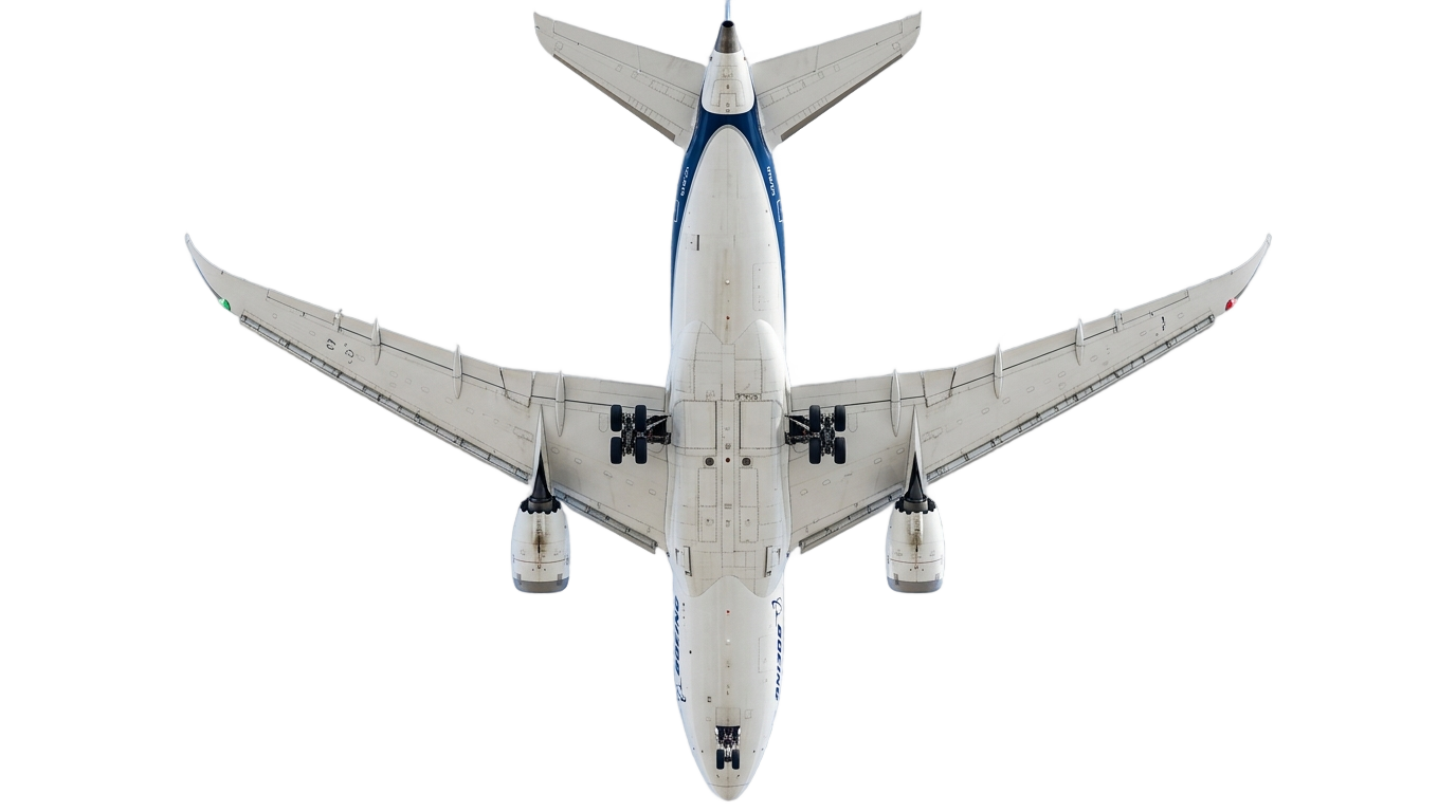 airplane bottom view png PNG transparent background
