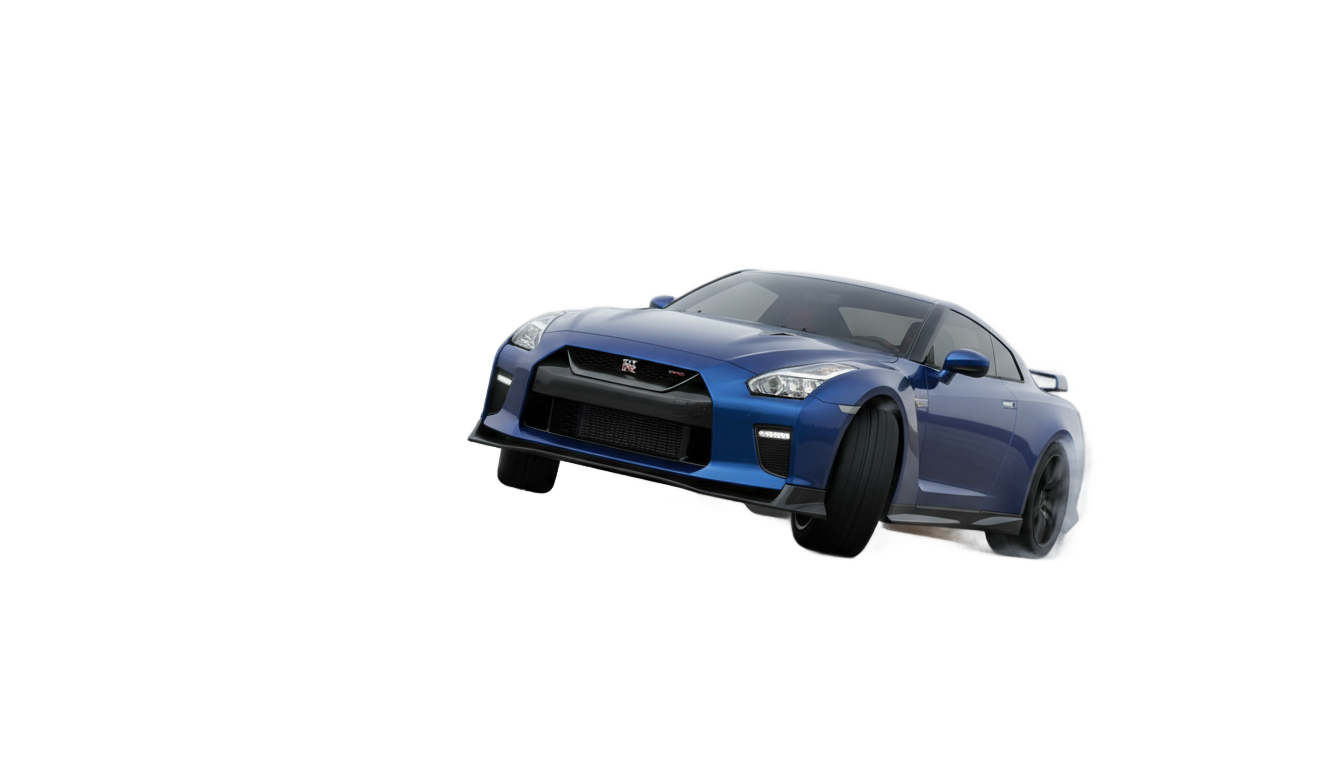 car drifting png PNG transparent background