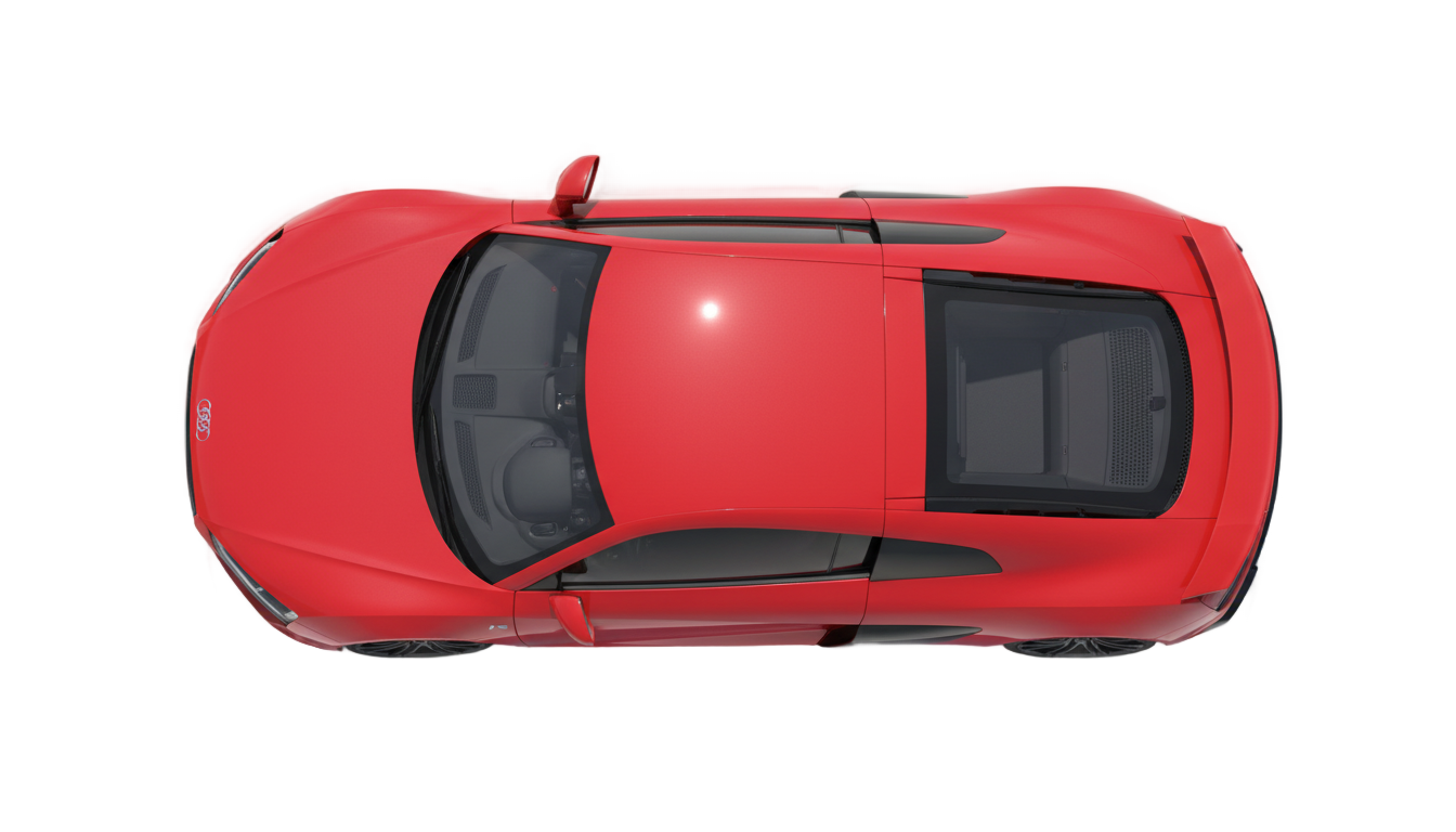 top view of car png PNG transparent background