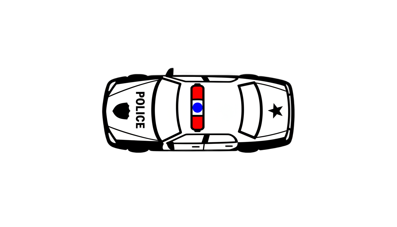 police car icon png PNG transparent background