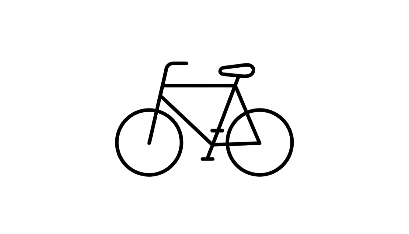 bicycle symbol png PNG transparent background