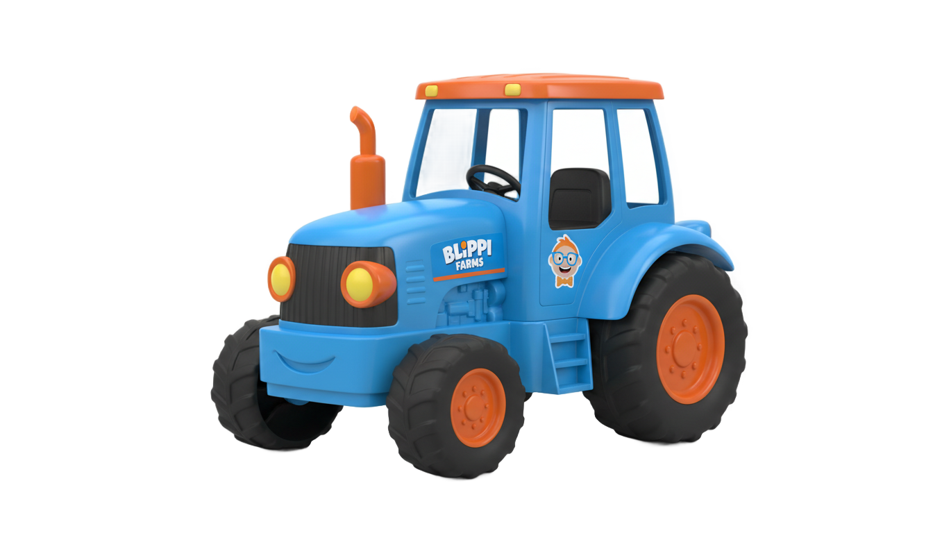 blippi tractor png PNG transparent background