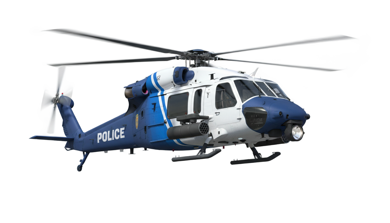police helicopter png PNG transparent background