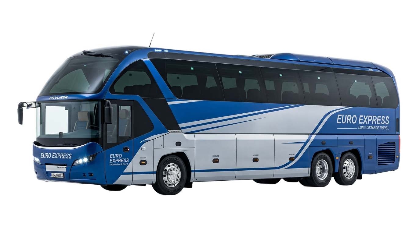 travel bus png PNG transparent background