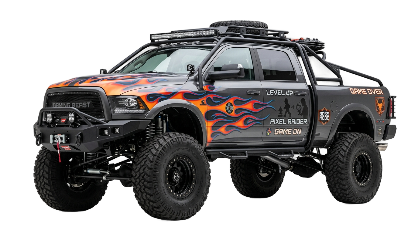 free fire monster truck png PNG transparent background