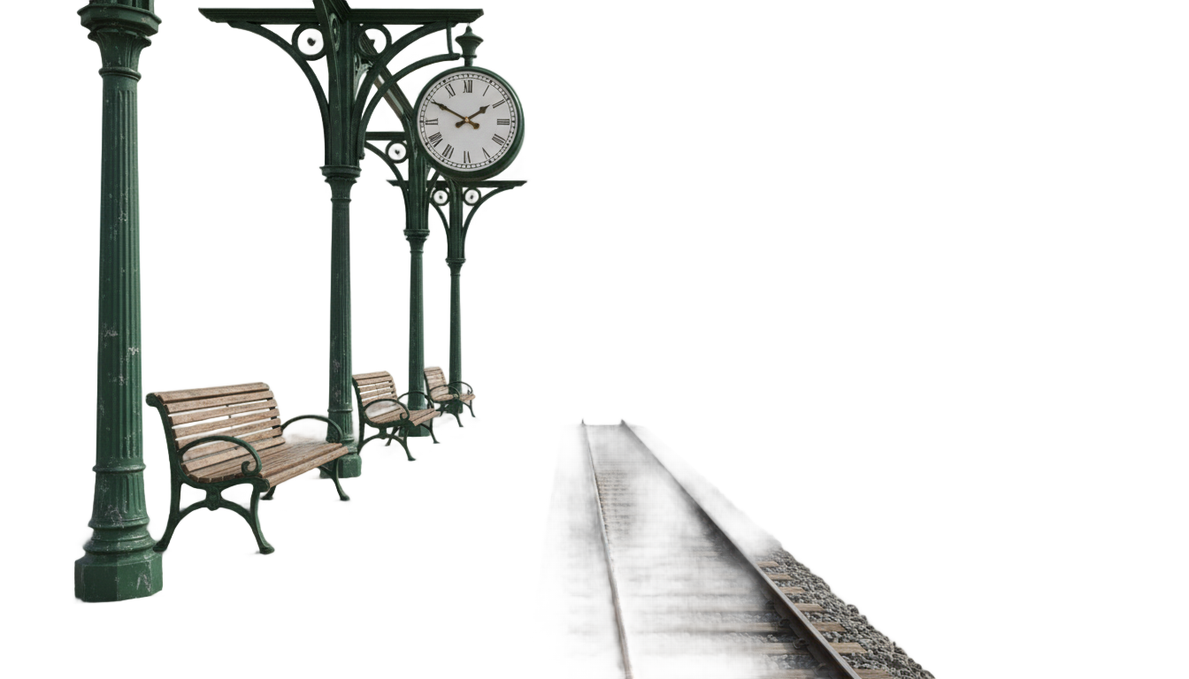 could be a train station kinda day png PNG transparent background