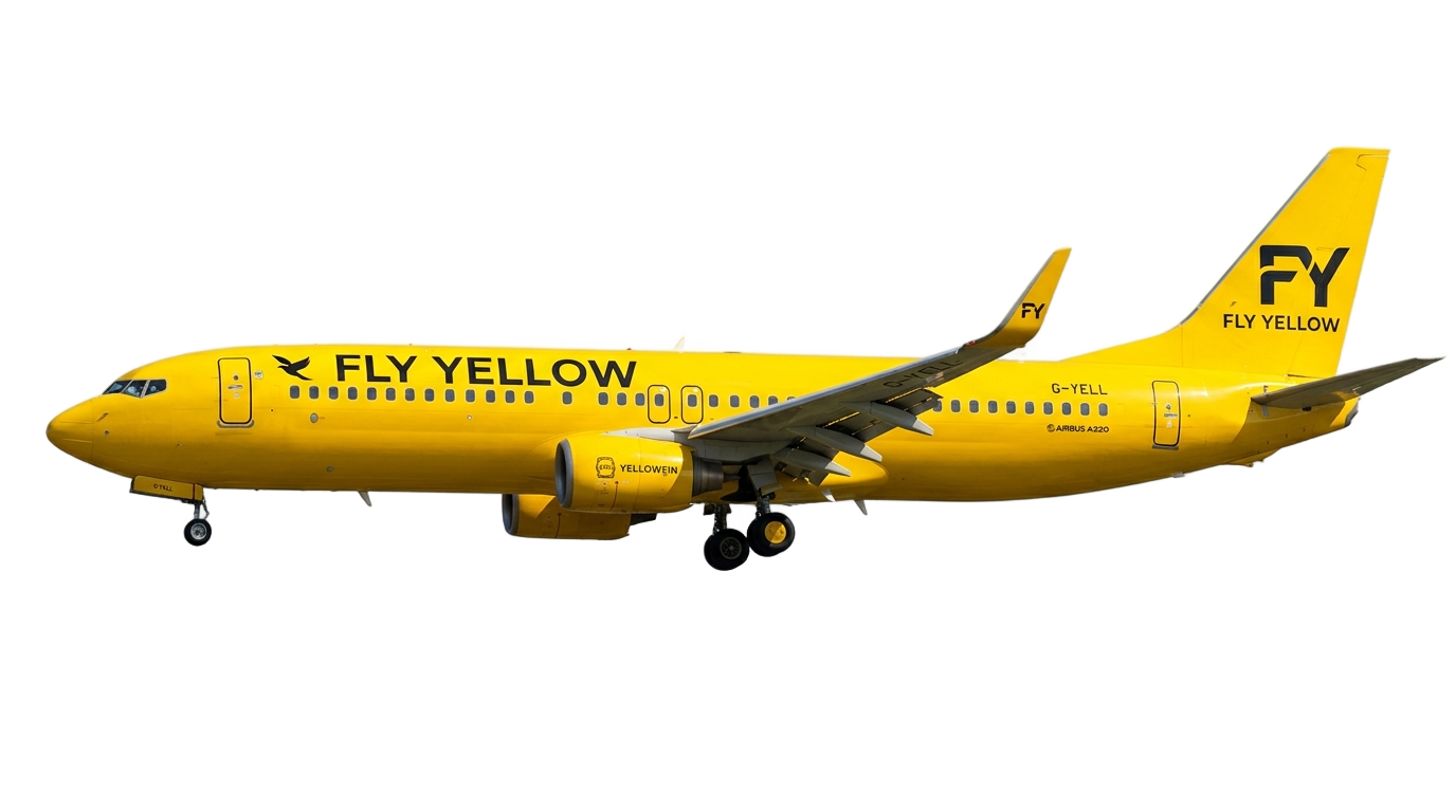 yellow airplane png PNG transparent background
