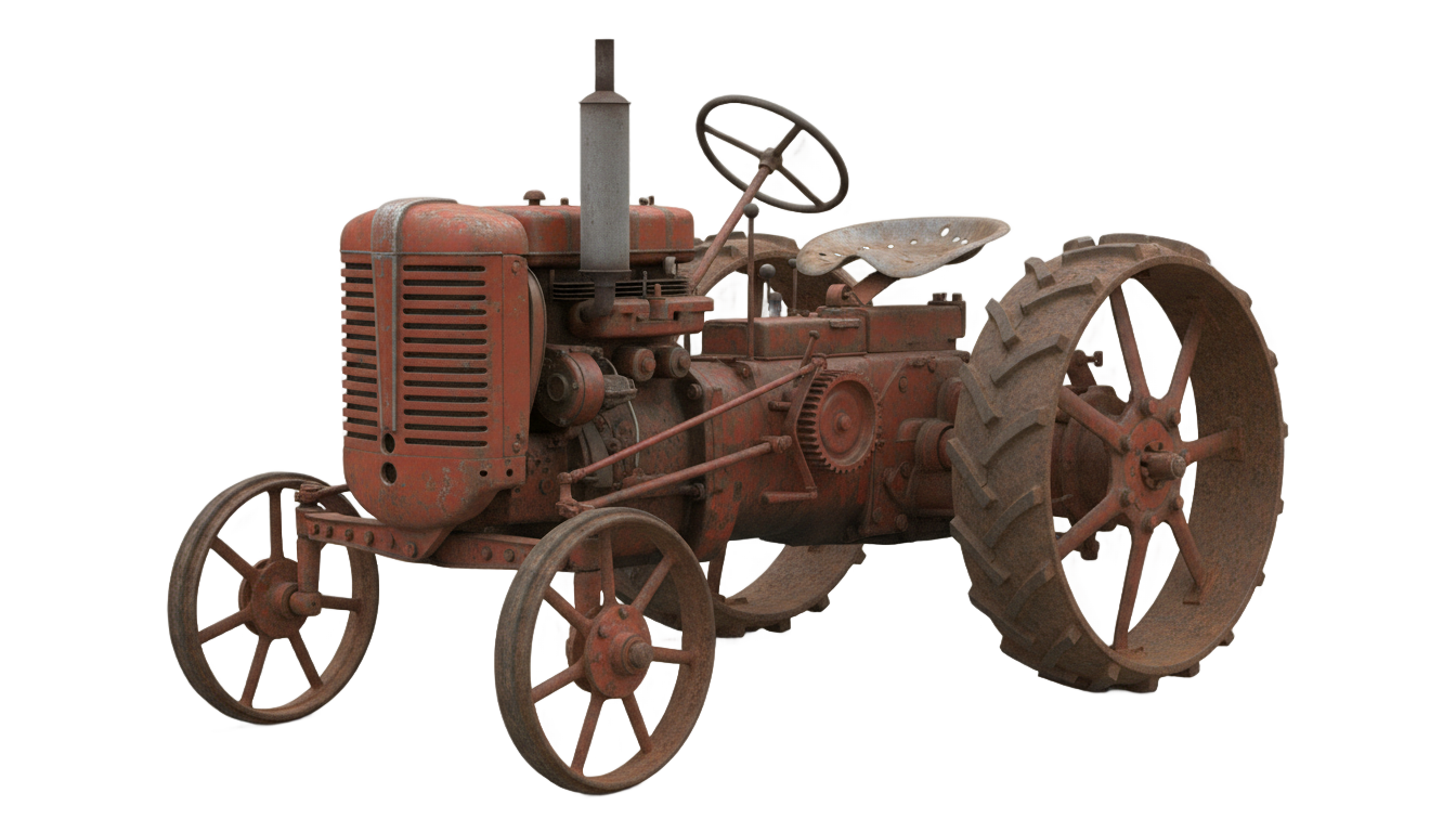 old tractor png PNG transparent background