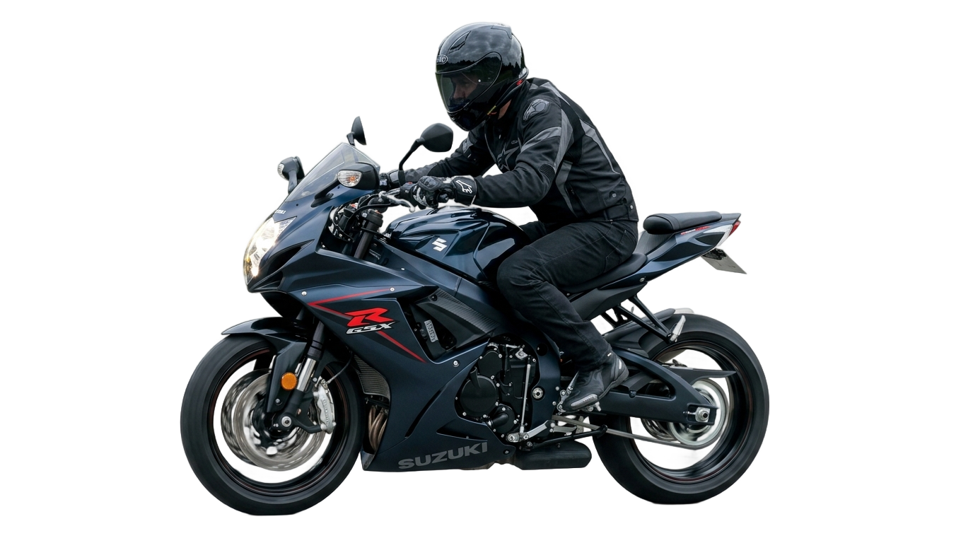 man riding motorcycle png PNG transparent background