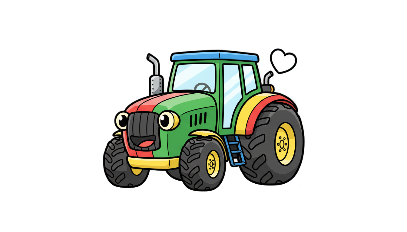 tractor emoji png PNG transparent background