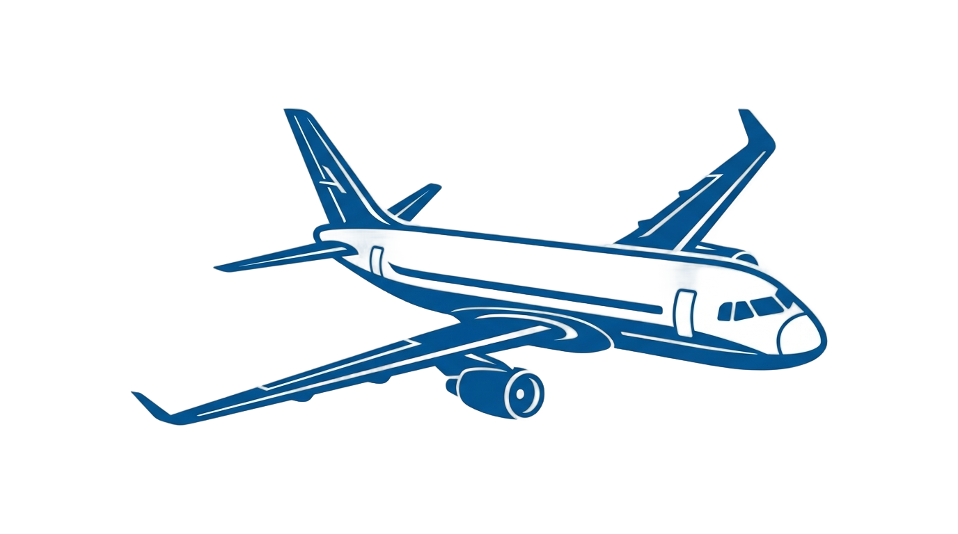 blue airplane icon png PNG transparent background