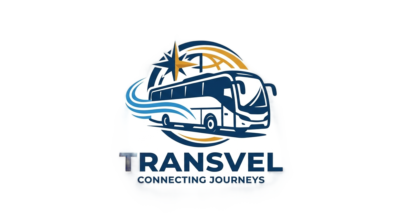 bus travel logo png PNG transparent background