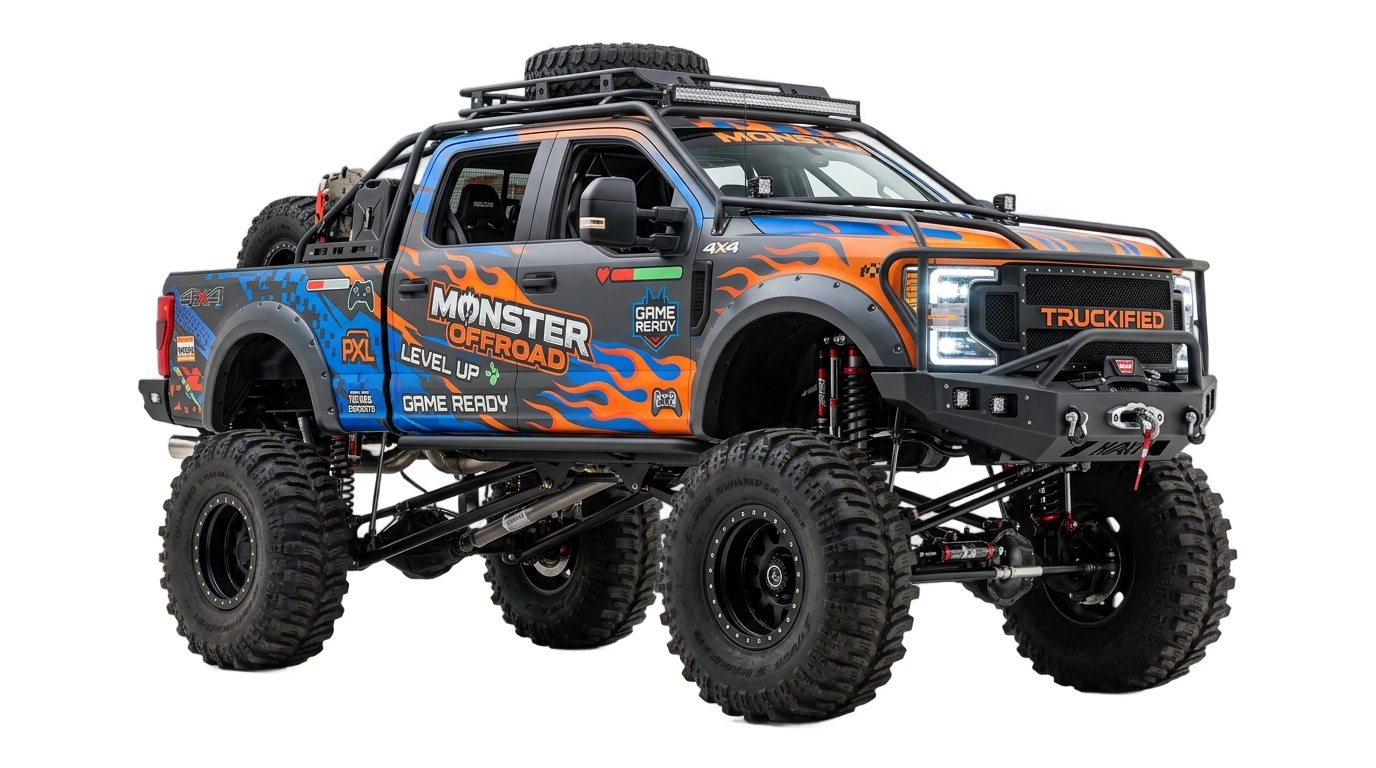 free fire monster truck png PNG transparent background