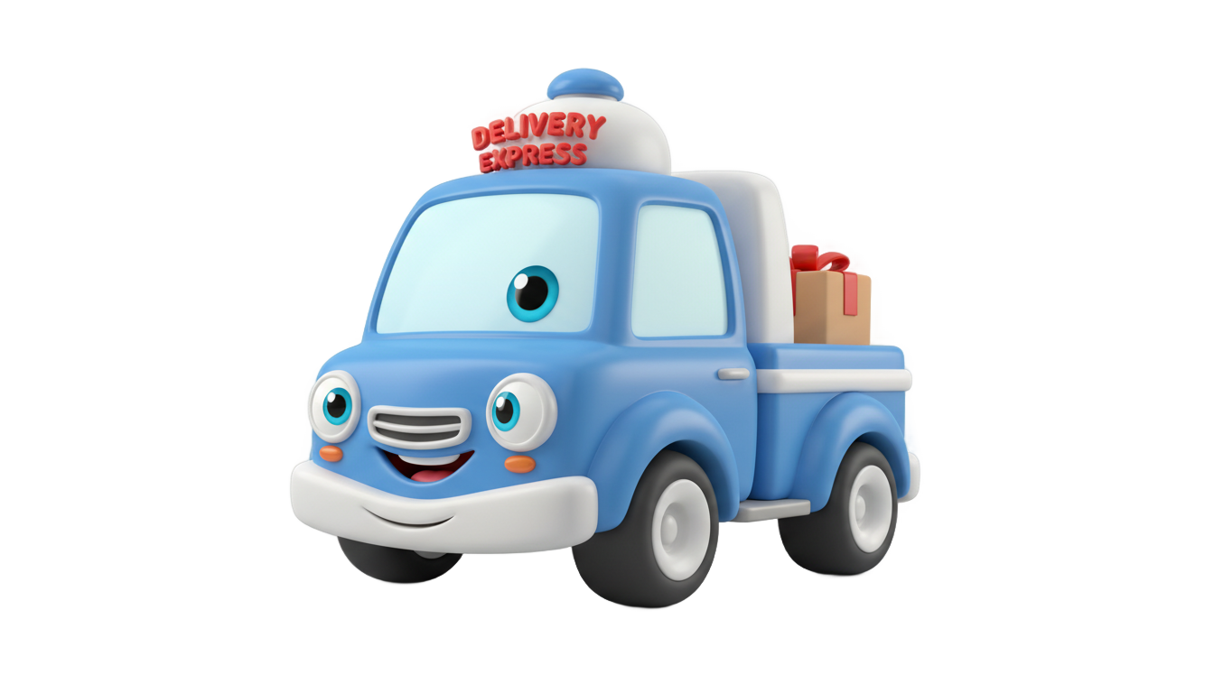 animated truck png PNG transparent background