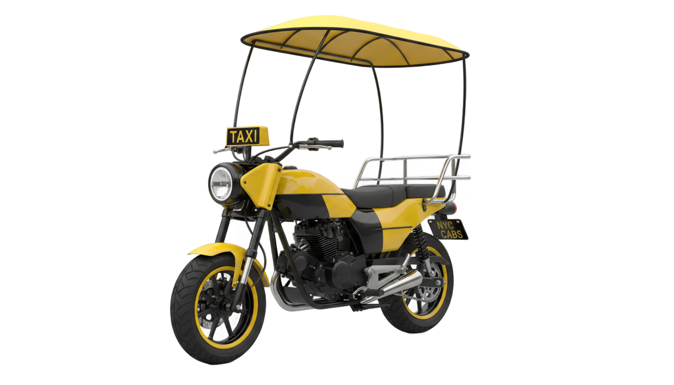 moto taxi png PNG transparent background