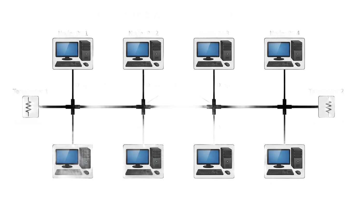 bus topology png PNG transparent background