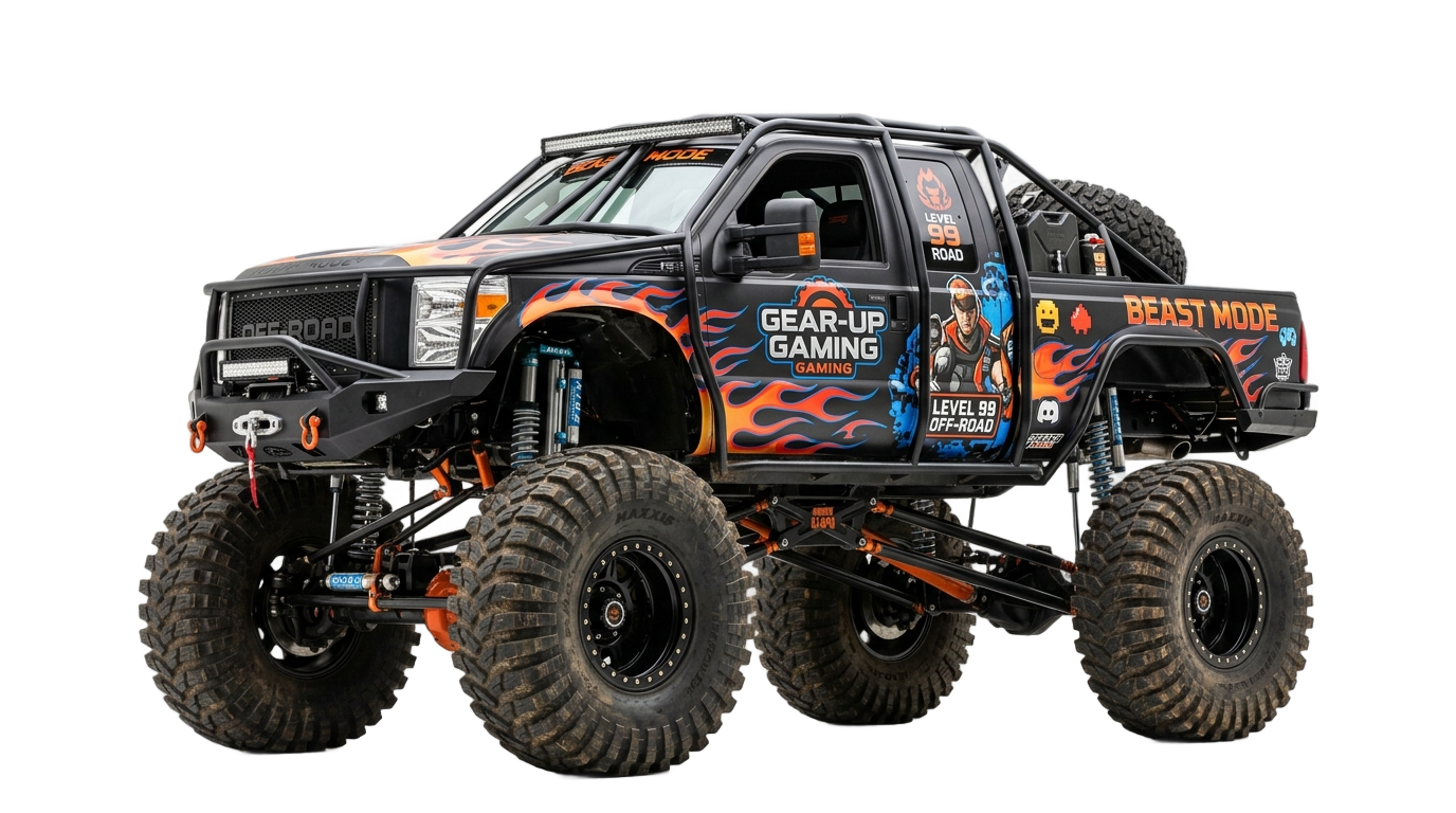 free fire monster truck png PNG transparent background