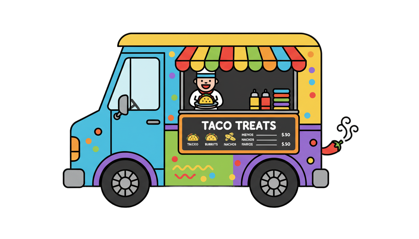 food truck icon png PNG transparent background