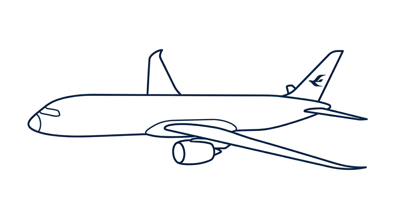 airplane shape png PNG transparent background