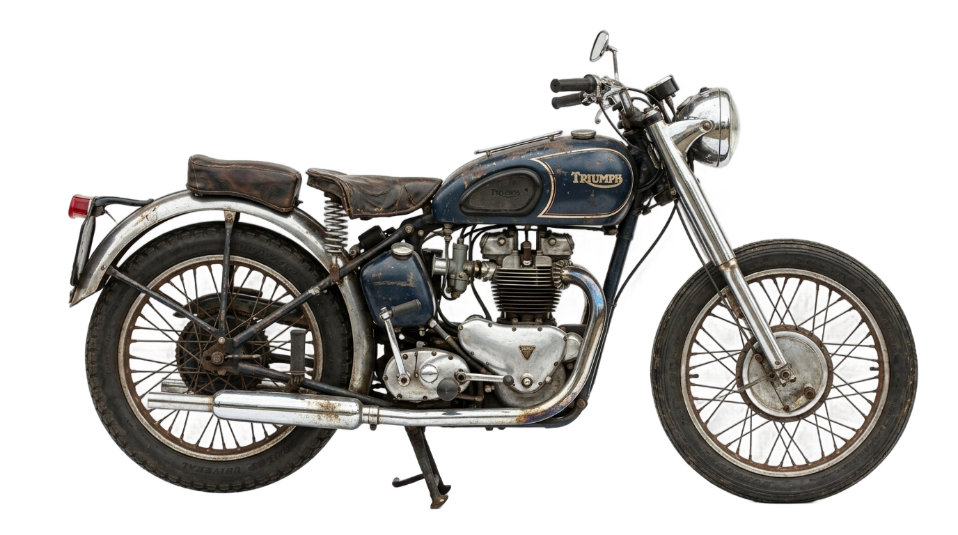 vintage motorcycle png PNG transparent background