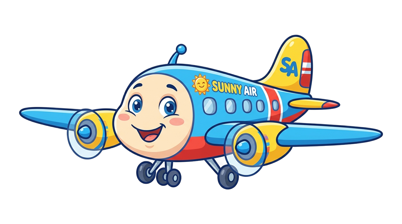 cute airplane clipart png PNG transparent background