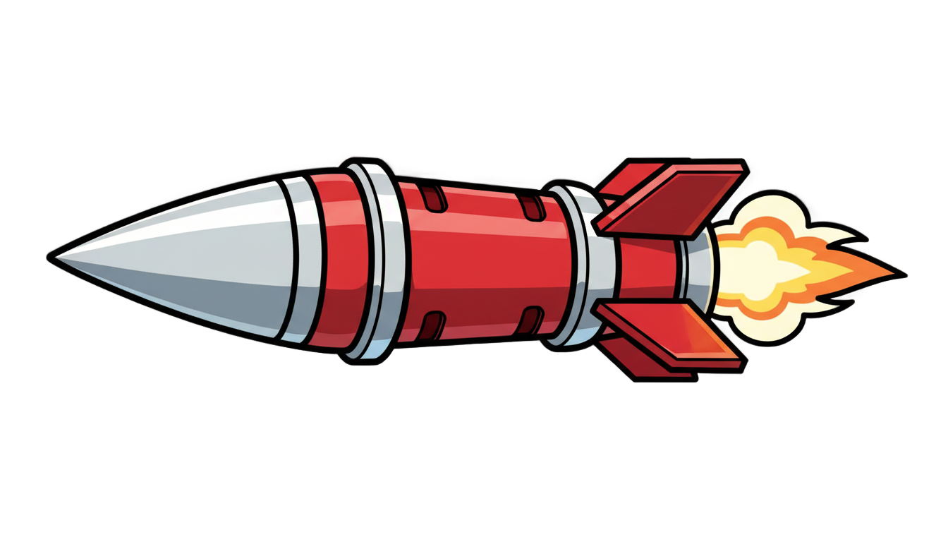clash royale rocket png PNG transparent background