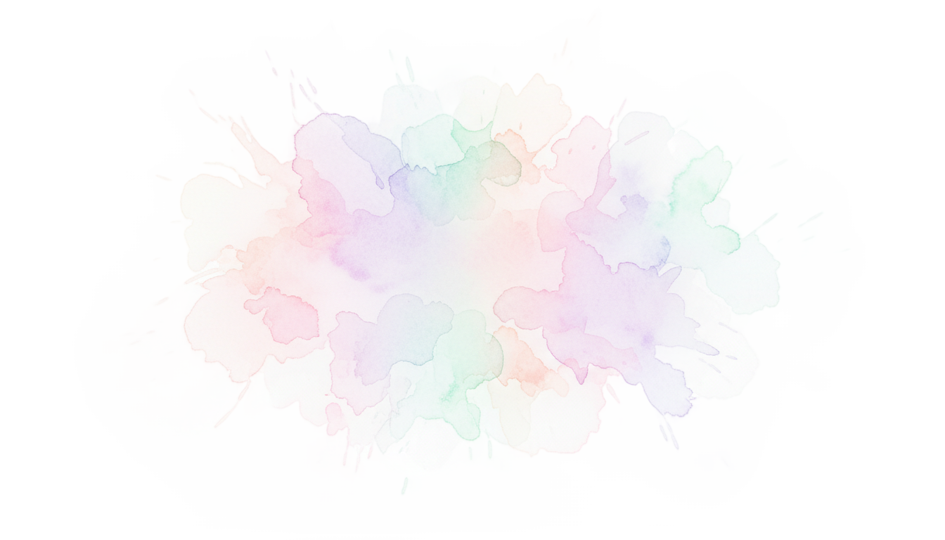 pastel watercolor splash png PNG transparent background