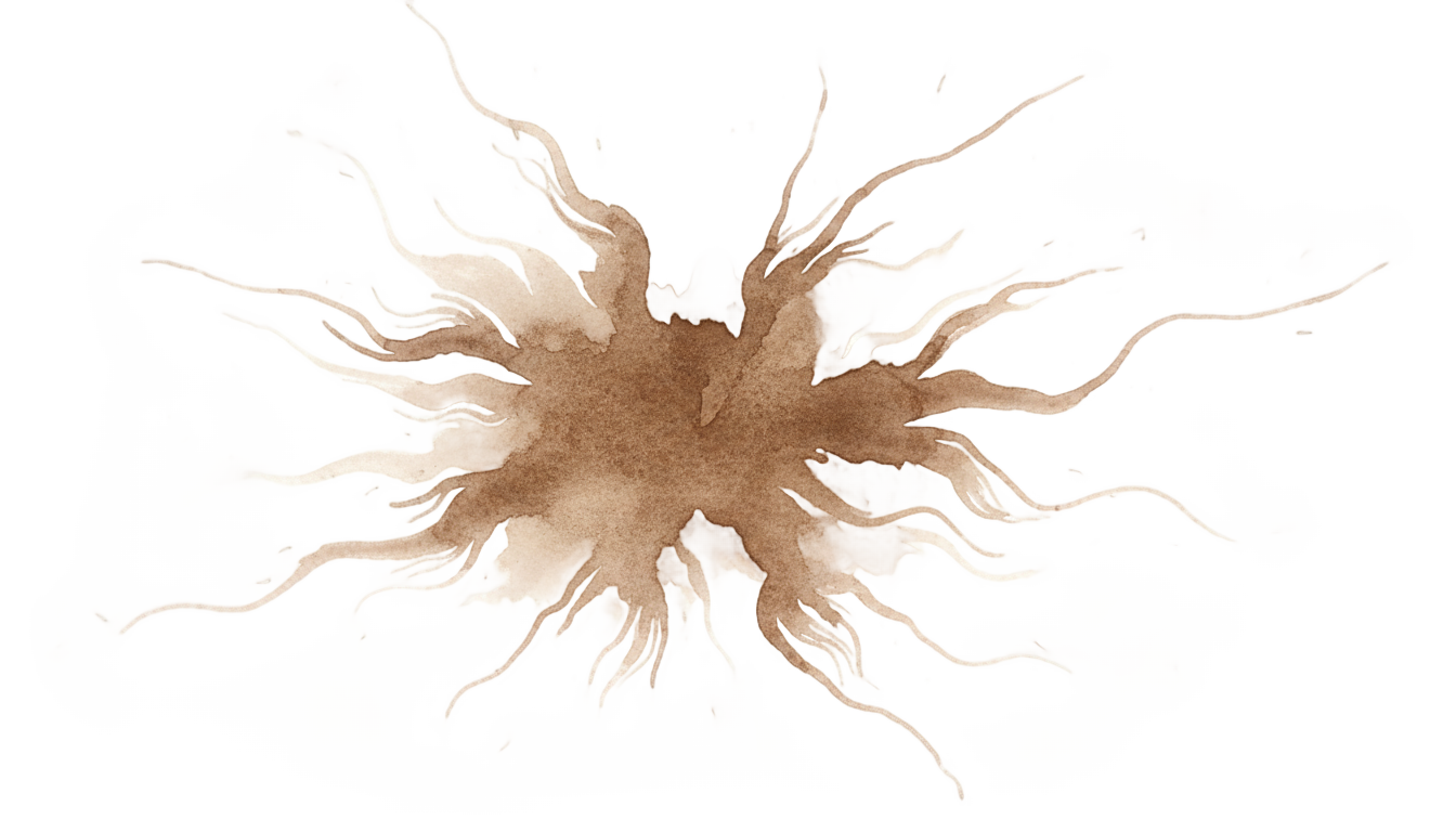 brown watercolor splash png PNG transparent background