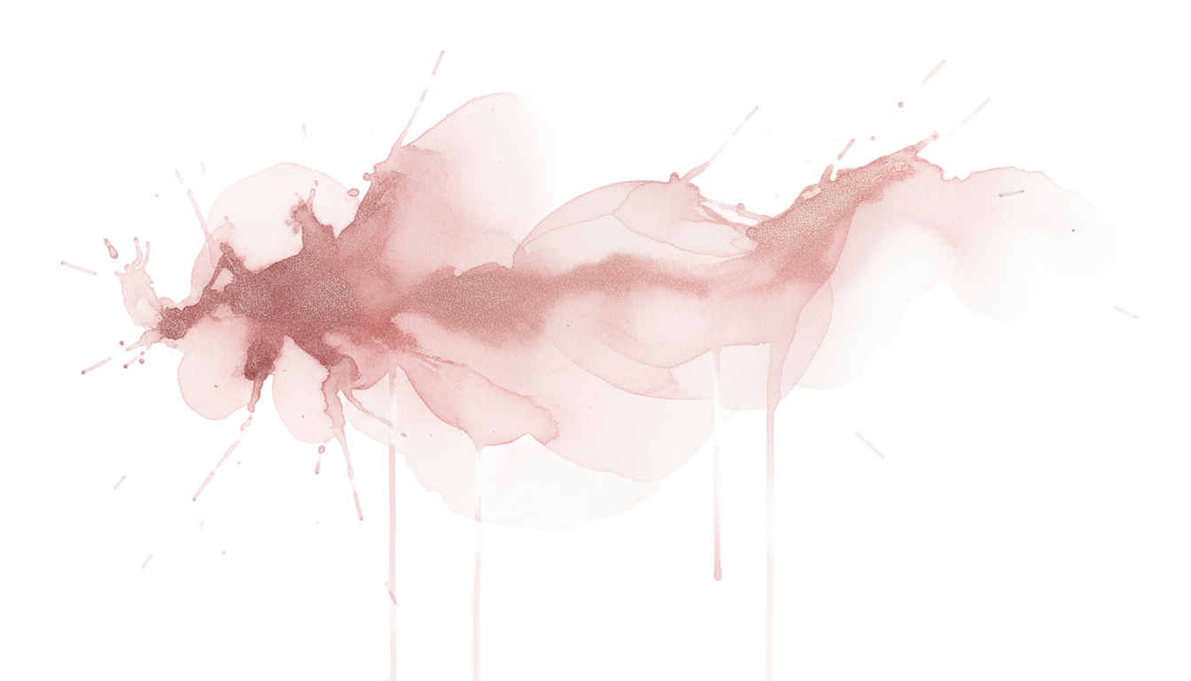 rose gold watercolor splash png PNG transparent background