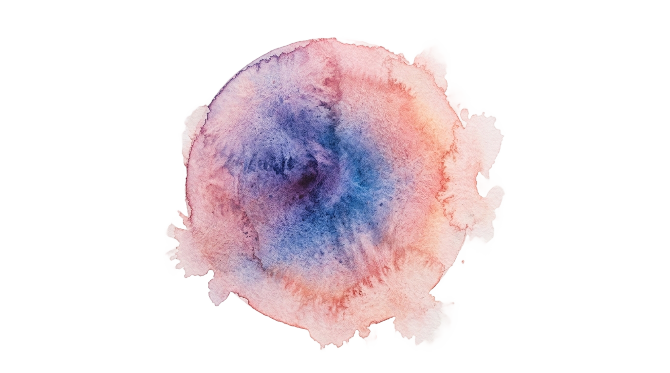 watercolor circle png PNG transparent background