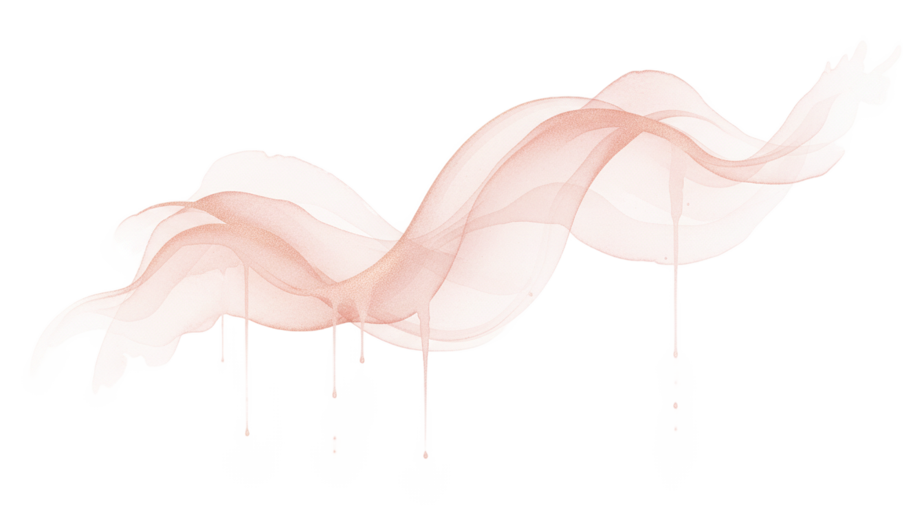rose gold watercolor splash png PNG transparent background