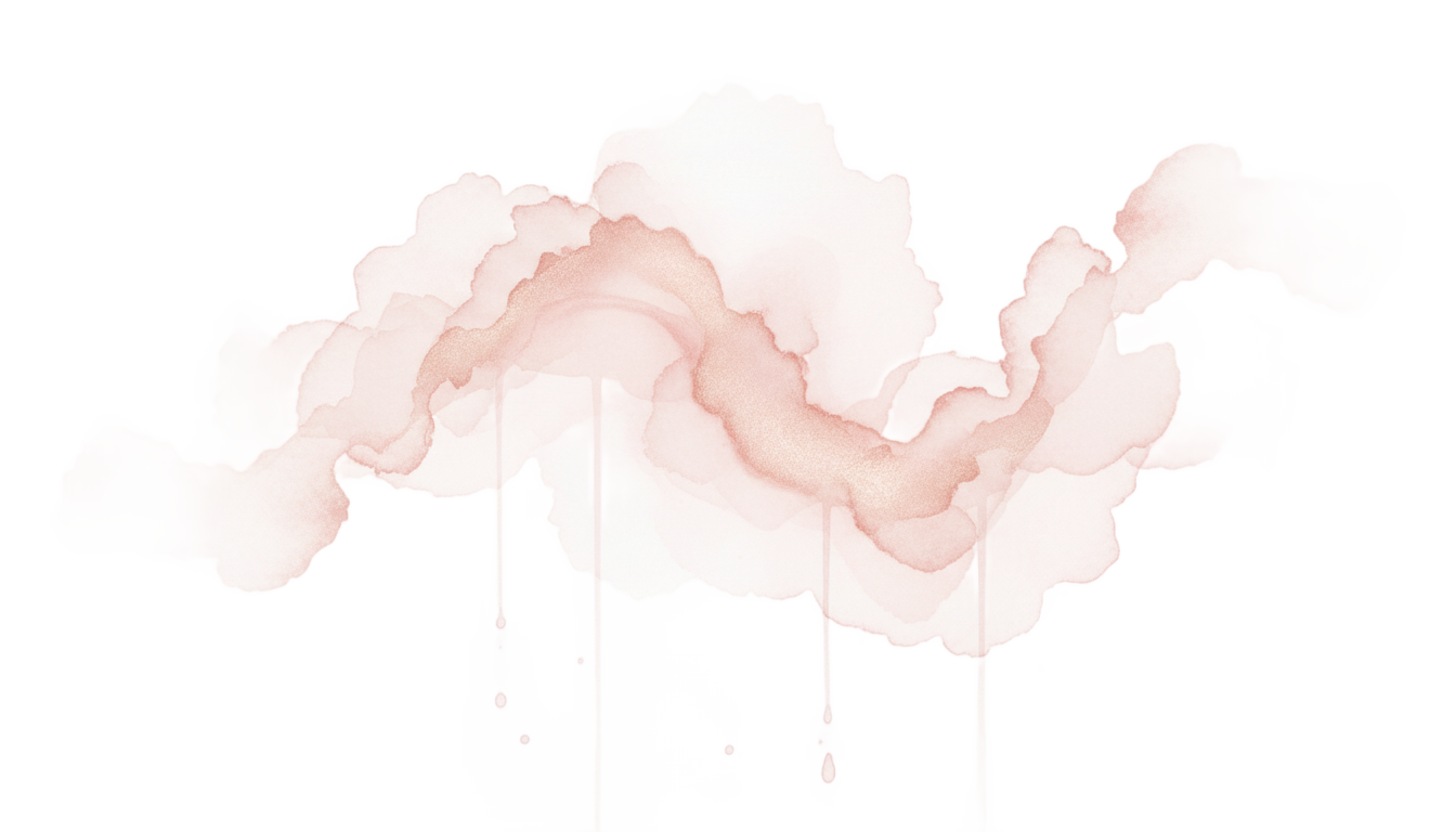 rose gold watercolor splash png PNG transparent background