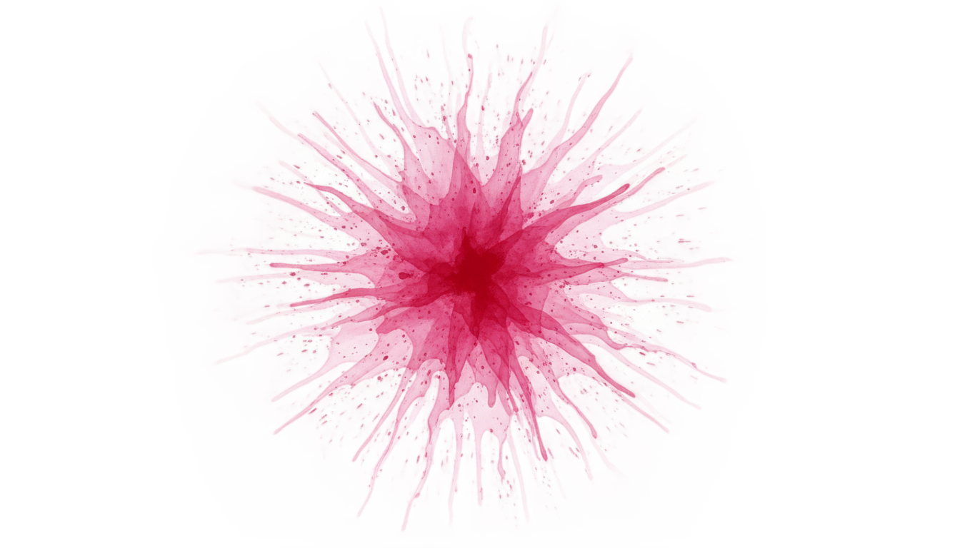 pink watercolor splash png PNG transparent background