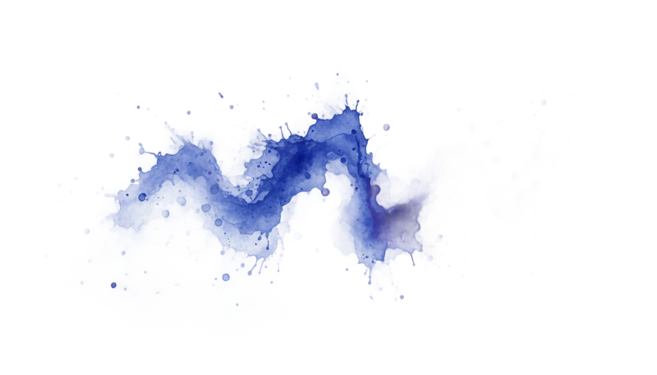 blue watercolor splash png PNG transparent background
