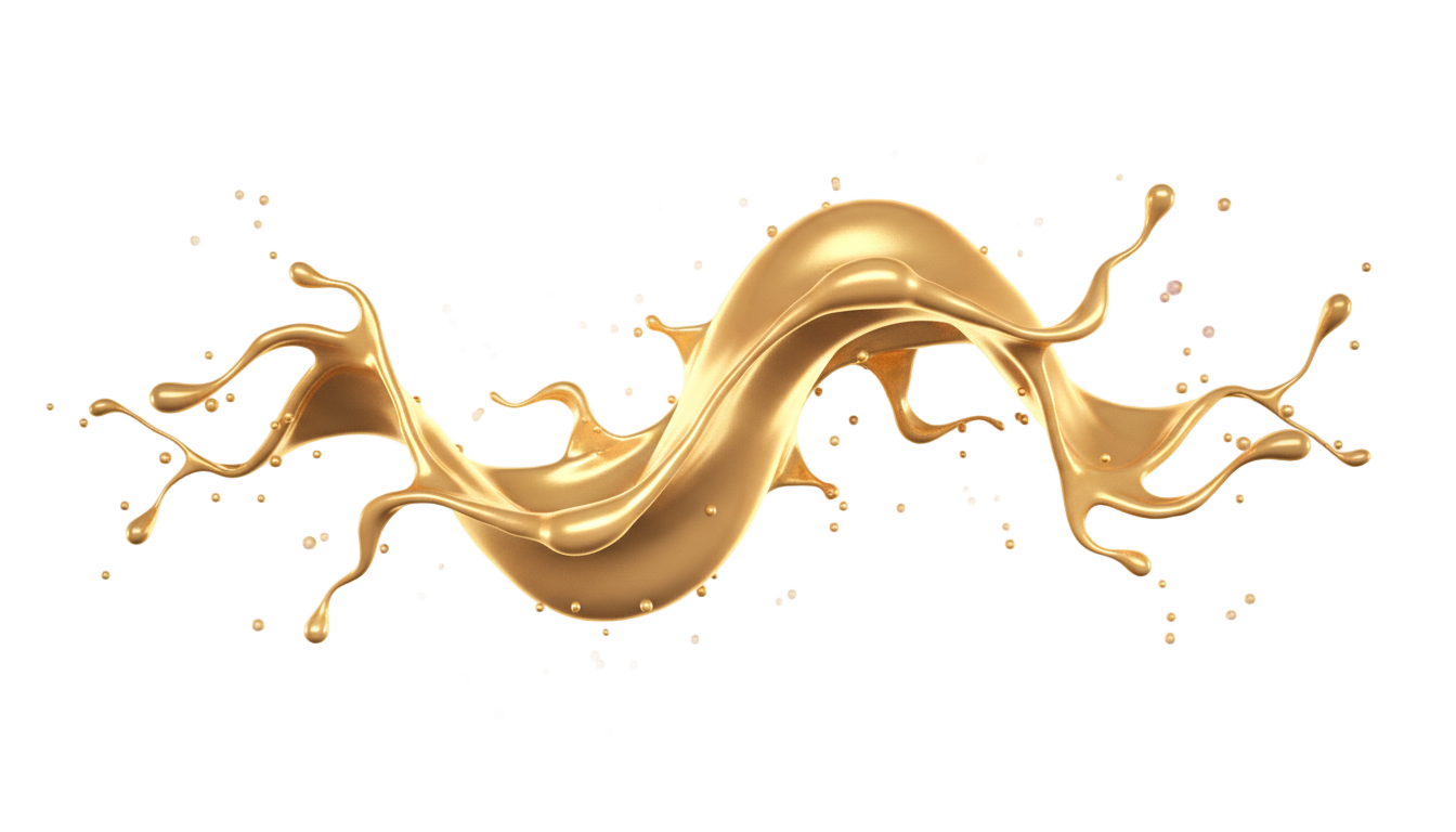 gold watercolor splash png PNG transparent background