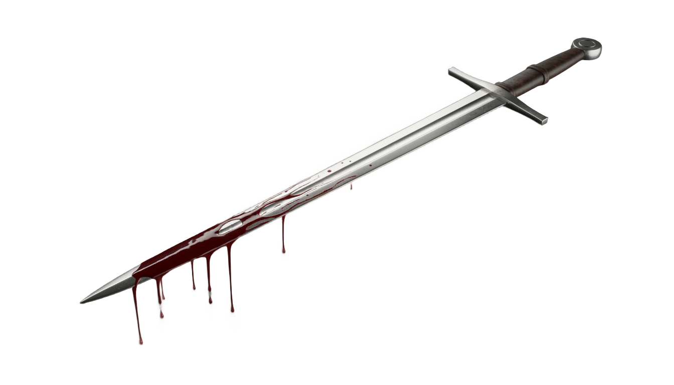 sword with blood png PNG transparent background