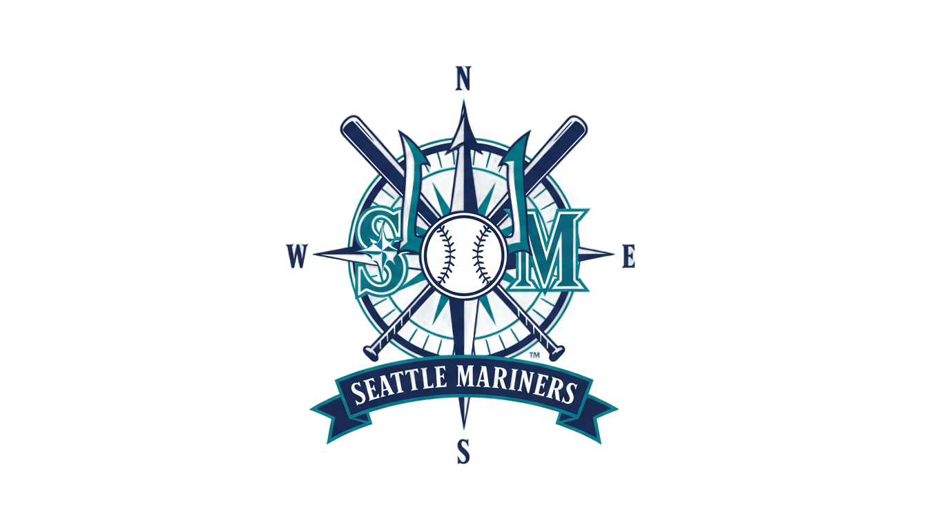 mariners trident logo png PNG transparent background