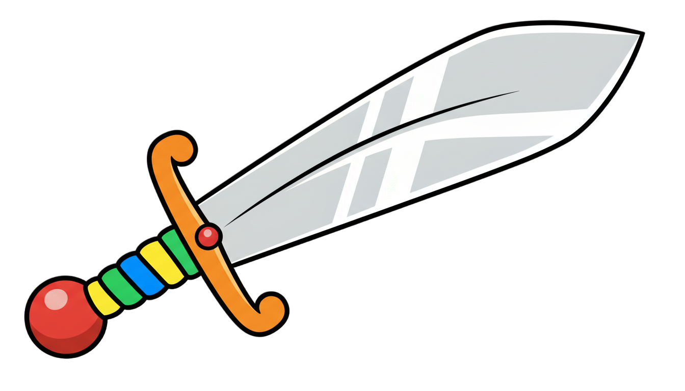 cartoon sword png PNG transparent background