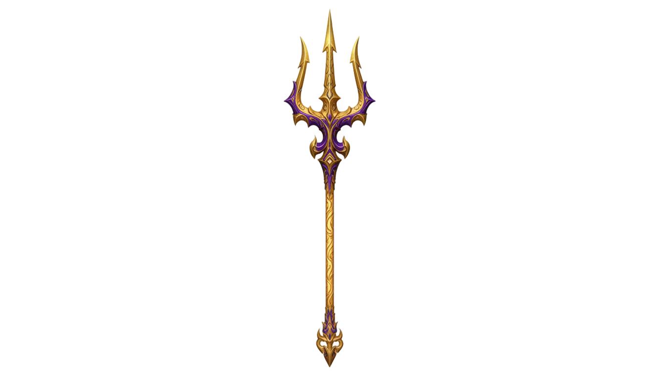 asgore trident png PNG transparent background