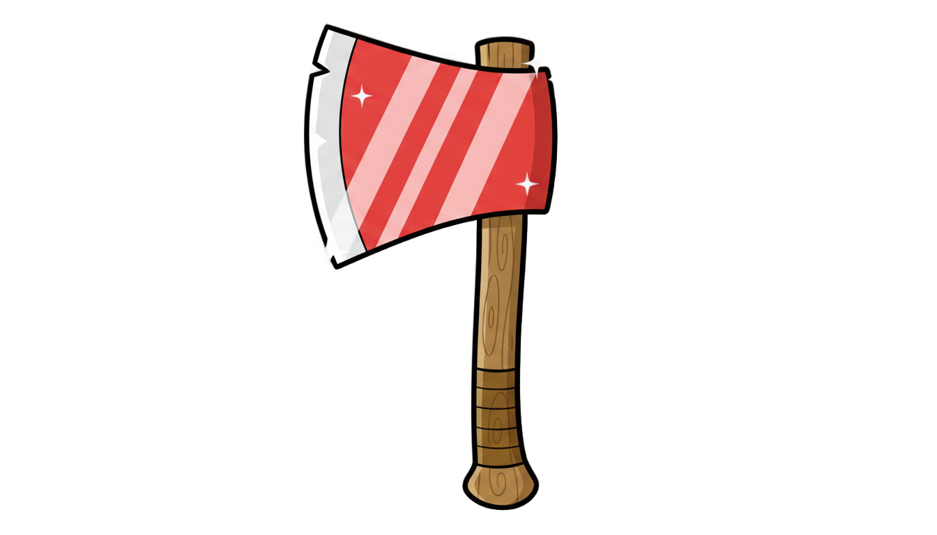 cartoon axe png PNG transparent background