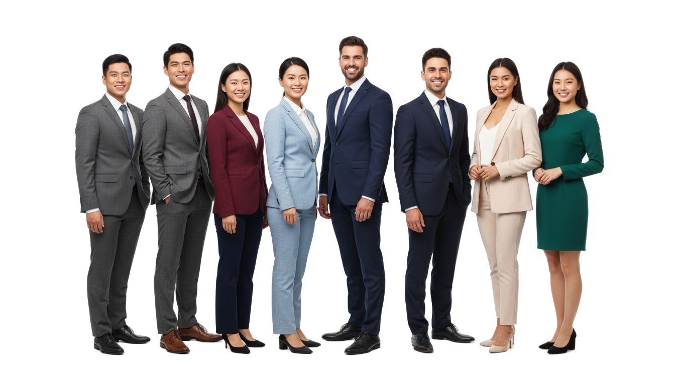 office staff png PNG transparent background