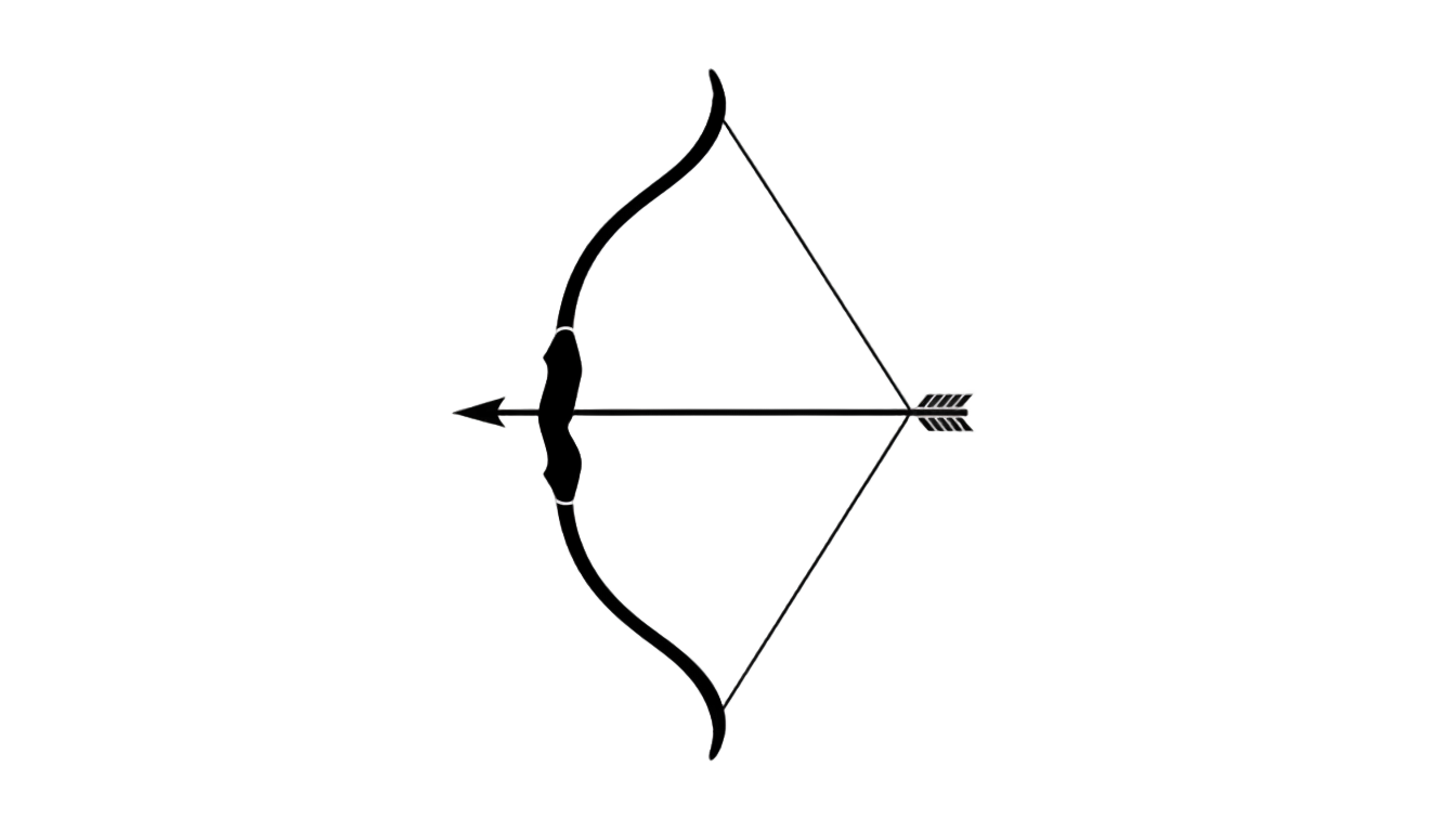 bow and arrow icon png PNG transparent background