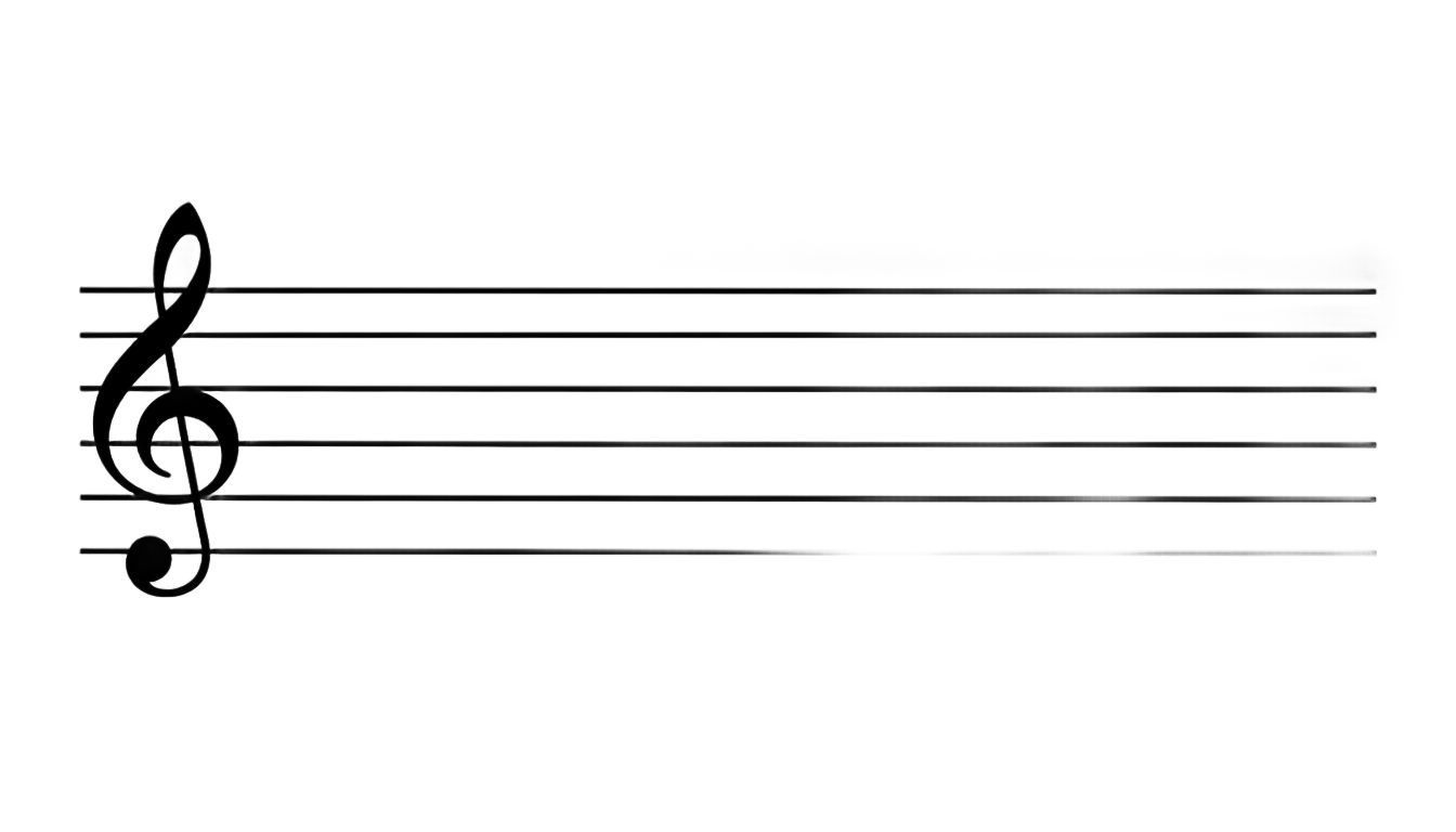 music staff png PNG transparent background